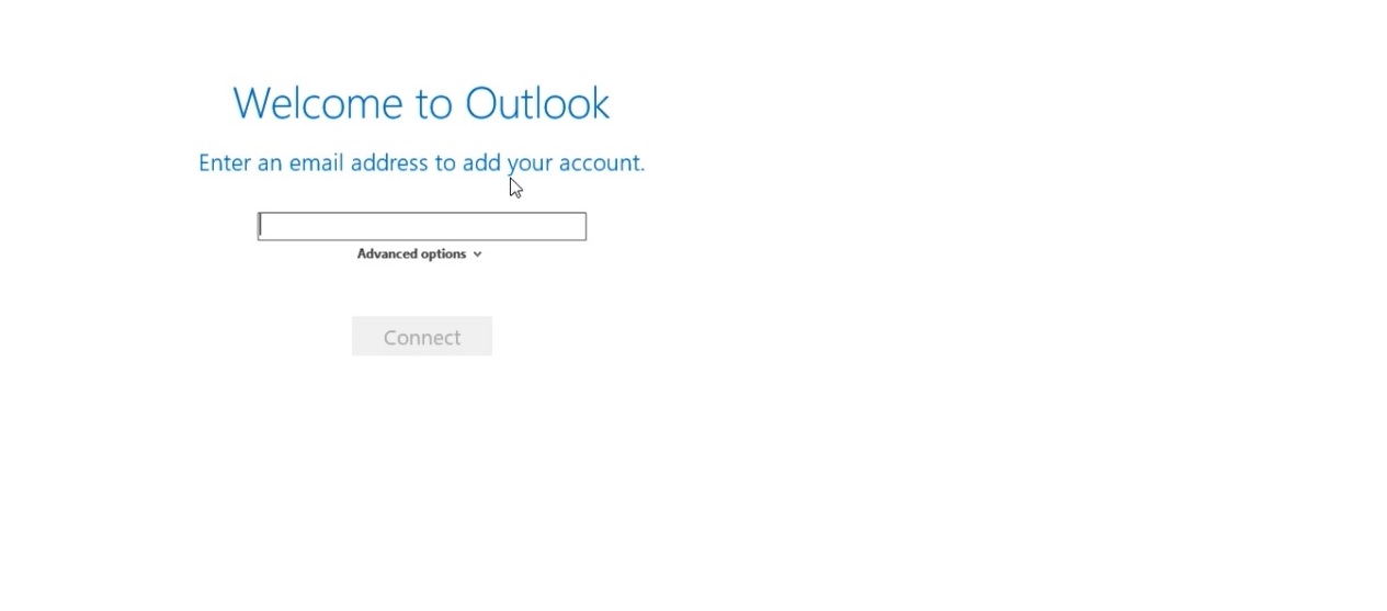 Manually Setting Up an Email Account in Microsoft Outlook 2019