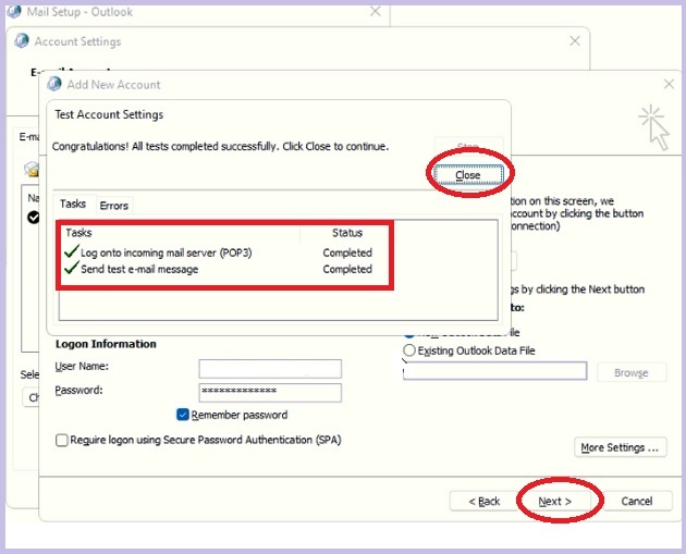 Setting Up an Email Account in Microsoft Outlook 2010